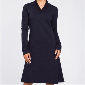 BeWear Navy V-Neck Dress -NWT
